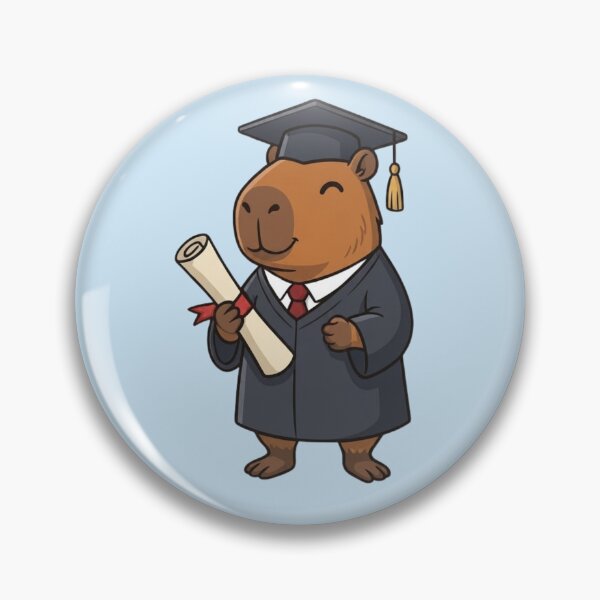Item preview, School Capybara Graduate designed and sold by Ivy-Triggs.