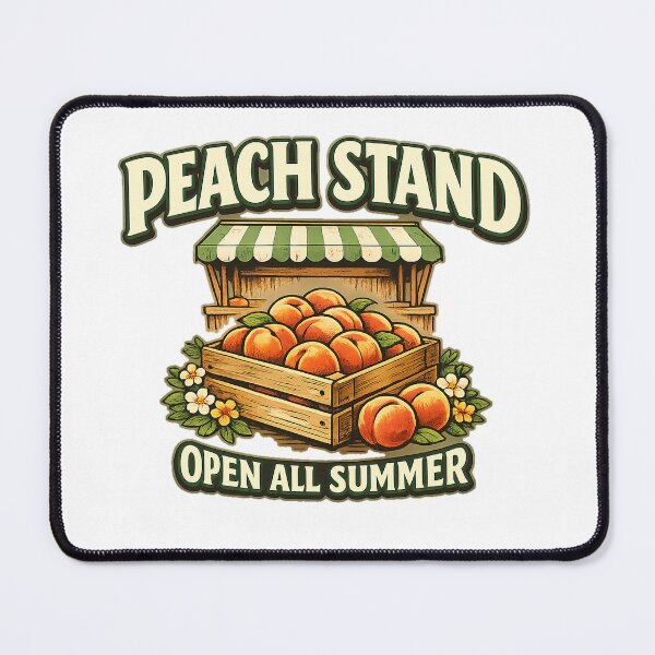 Item preview, Peach Stand Open All Summer designed and sold by Concrete Coffee Studio.