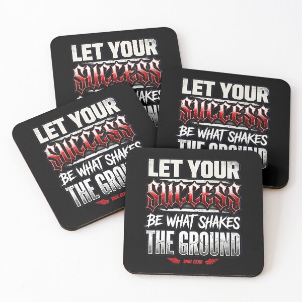 Item preview, Edgy Success Shakes The Ground Gothic Slogan designed and sold by VNDL Gear.