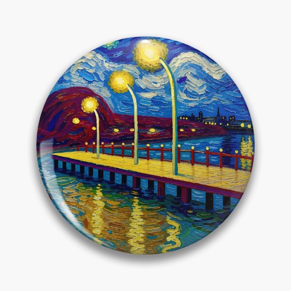 Item preview, Starry Night After David Hockney designed and sold by Vicky Brago-Mitchell®.