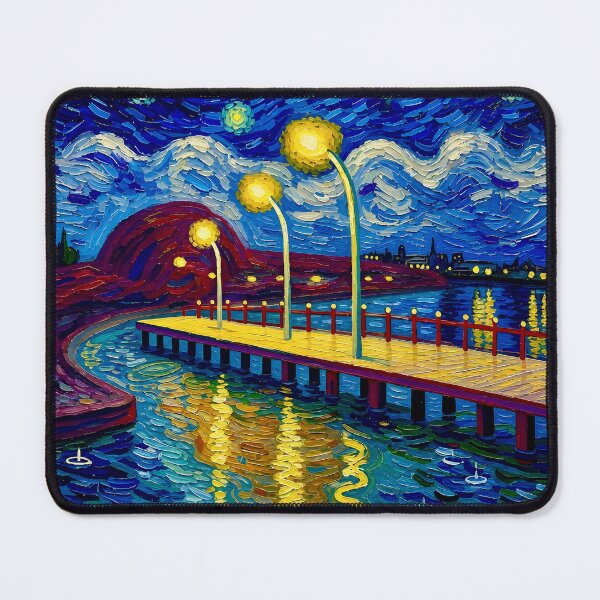 Item preview, Starry Night After David Hockney designed and sold by Vicky Brago-Mitchell®.