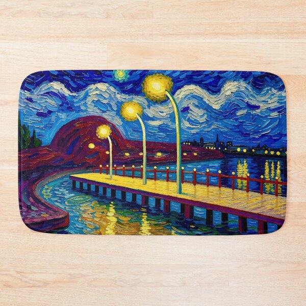 Item preview, Starry Night After David Hockney designed and sold by Vicky Brago-Mitchell®.