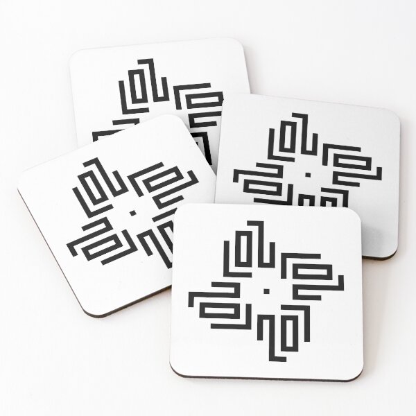 Item preview, LOU | Black  | Modern Geometric Kufi Calligraphy | From Name to Art   designed and sold by FOR YOUR NAME.