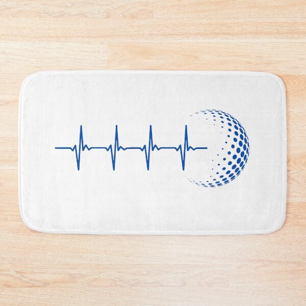 Item preview, Golf Heartbeat Pulse Line | Golf Lover Gift | Golfer ECG Golf Ball Design designed and sold by NeO² Studio.