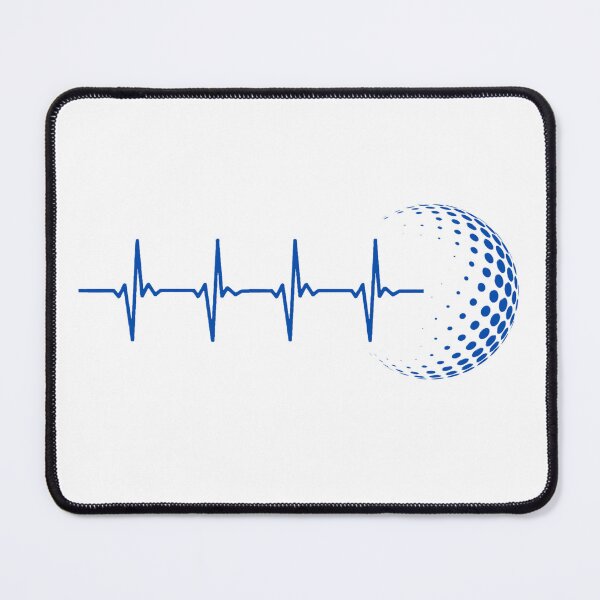 Item preview, Golf Heartbeat Pulse Line | Golf Lover Gift | Golfer ECG Golf Ball Design designed and sold by NeO² Studio.