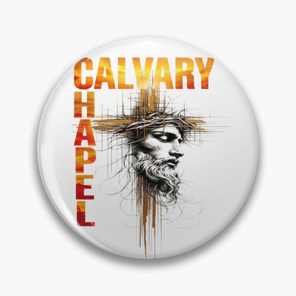Item preview, Calvary Chapel | Artistic Jesus Christ Cross Christian Design designed and sold by Jen.Lou.