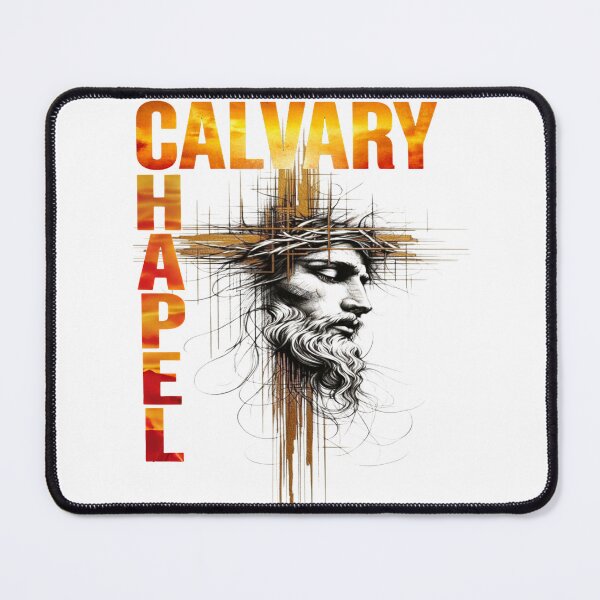 Item preview, Calvary Chapel | Artistic Jesus Christ Cross Christian Design designed and sold by Jen.Lou.