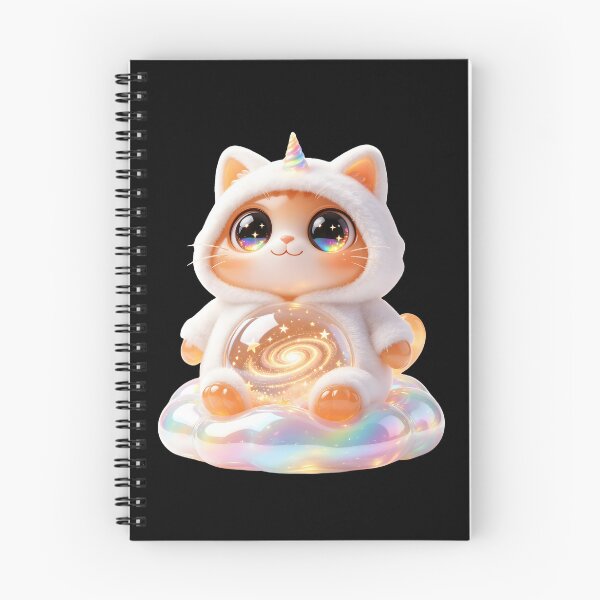 Item preview, Emerald Cat - Magical Unicorn Dream: The Starry Rainbow Guardian designed and sold by ABYSSLAB.