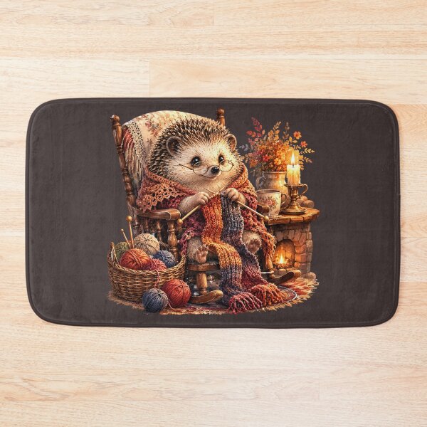 Item preview, Knitting Hedgehog Cozy Cottagecore  designed and sold by MagicMakerPh.