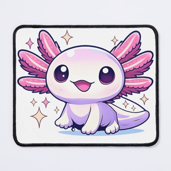 Item preview, Axolotl Buddy | Cute Pink Salamander  designed and sold by SilkBrushDreams.