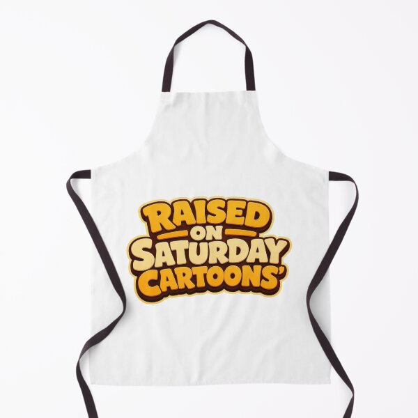 Item preview, Raised on Saturday Cartoons Retro 90s Nostalgia Typography Tee Sticker Millennial Gift designed and sold by sharifex.