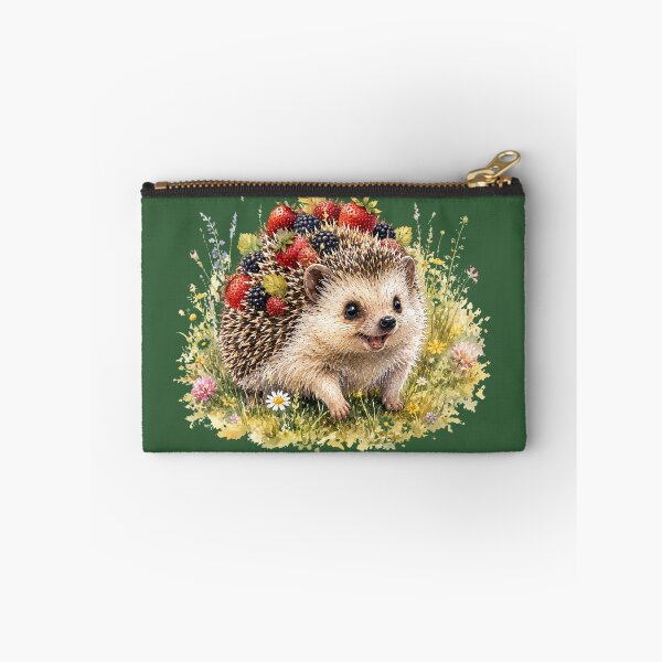 Item preview, Berry Harvest Hedgehog Cottagecore Woodland  designed and sold by MagicMakerPh.