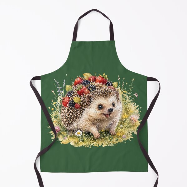 Item preview, Berry Harvest Hedgehog Cottagecore Woodland  designed and sold by MagicMakerPh⭐⭐⭐⭐⭐.