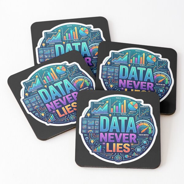 Item preview, Data Never Lies Funny Data Analyst Design designed and sold by Pixel Analytics.