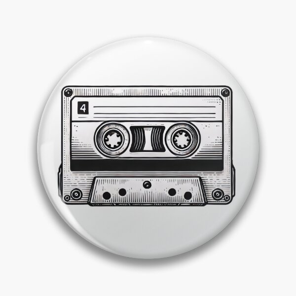 Item preview, Vintage Cassette Tape Nostalgia Music Culture Art Print designed and sold by PinUpPizzazz.