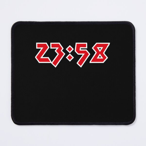 Item preview, Red Sharp Geometric Numbers Describing A Digital Clock designed and sold by Ali Rizvi.