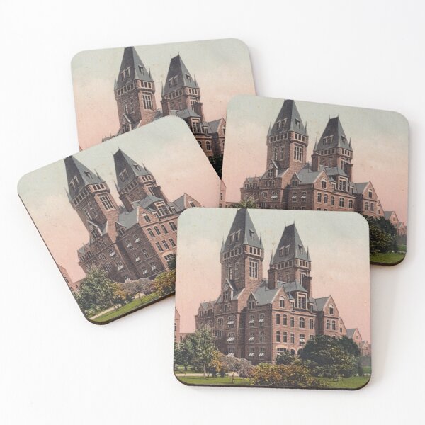 Item preview, Buffalo State Hospital Original Vintage Postcard – Front View designed and sold by GhostlyWorld.