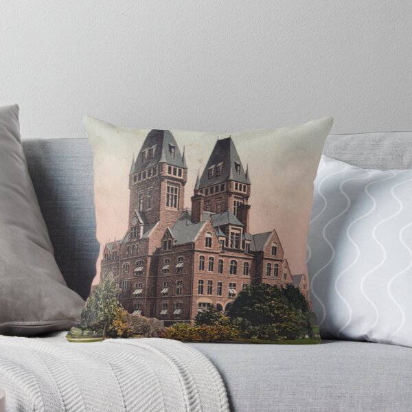 Item preview, Buffalo State Hospital Original Vintage Postcard – Front View designed and sold by GhostlyWorld.