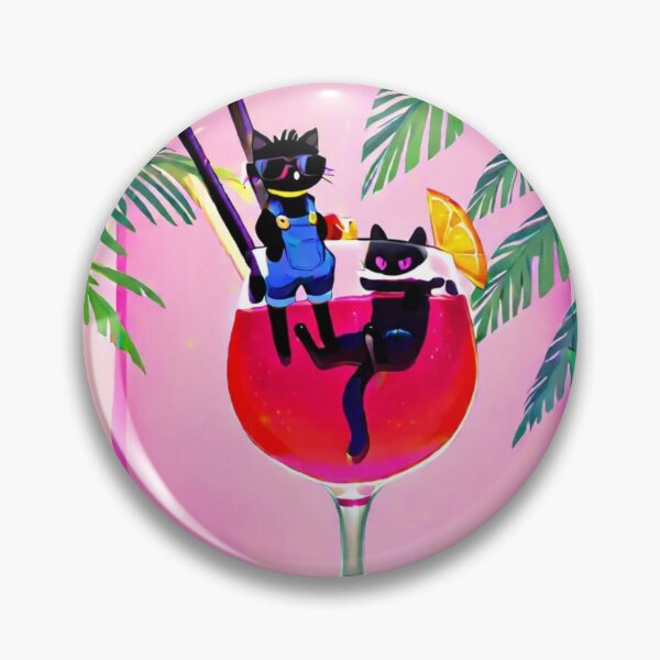Item preview, Cool Black Cats Tropical Cocktail designed and sold by BLUESKY11a.