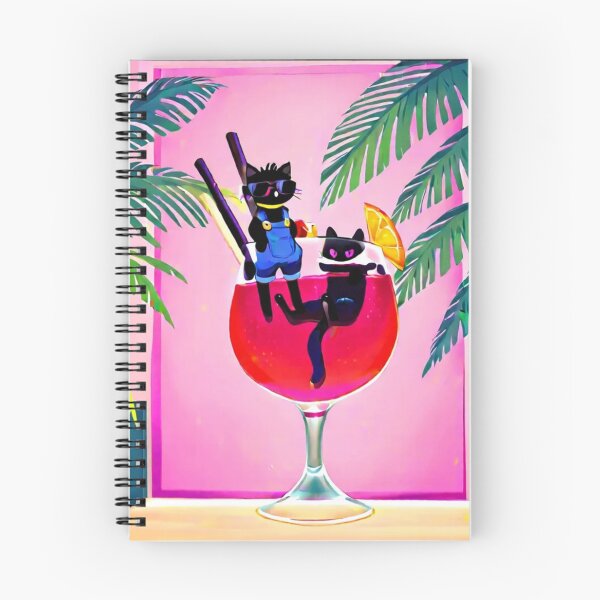 Item preview, Cool Black Cats Tropical Cocktail designed and sold by BLUESKY11a.