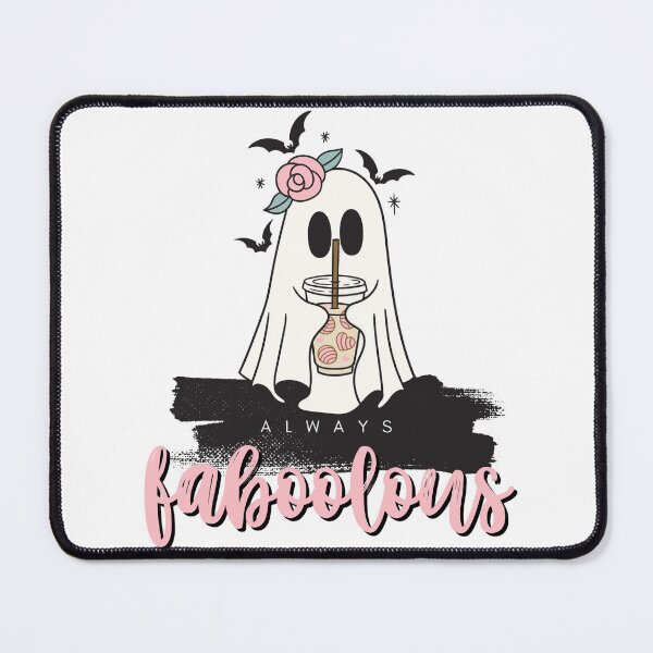 Item preview, Always Faboolous Cute Pastel Ghost Iced Coffee Halloween Pun designed and sold by ConfuseLab Alt.