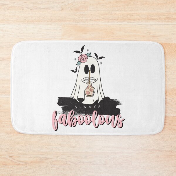 Item preview, Always Faboolous Cute Pastel Ghost Iced Coffee Halloween Pun designed and sold by ConfuseLab Alt.