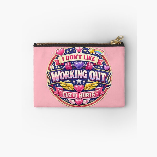 Item preview, I Don't Like Working Out Cuz It Hurts, Cute Kawaii Y2K Gym Humor designed and sold by graphic-genie.