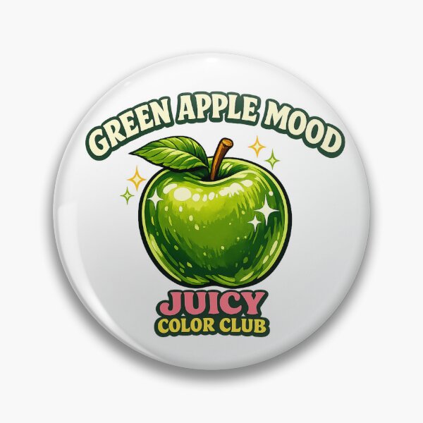 Item preview, Green Apple Mood Juicy Color Club designed and sold by Concrete Coffee Studio.