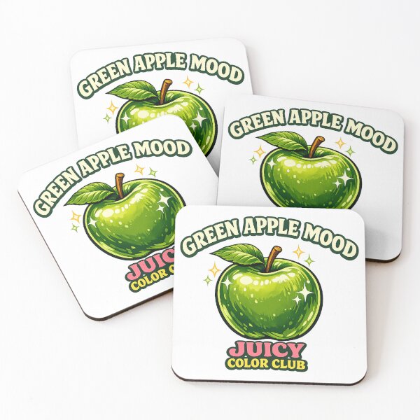 Item preview, Green Apple Mood Juicy Color Club designed and sold by Concrete Coffee Studio.