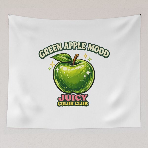 Item preview, Green Apple Mood Juicy Color Club designed and sold by Concrete Coffee Studio.
