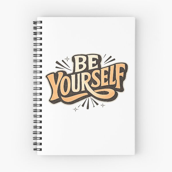 Item preview, Be Yourself | Retro Inspirational Quote  designed and sold by SilkBrushDreams.