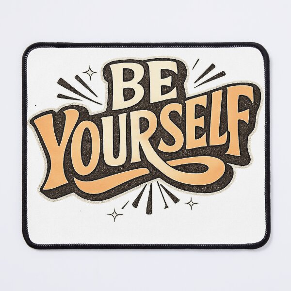 Item preview, Be Yourself | Retro Inspirational Quote  designed and sold by SilkBrushDreams.