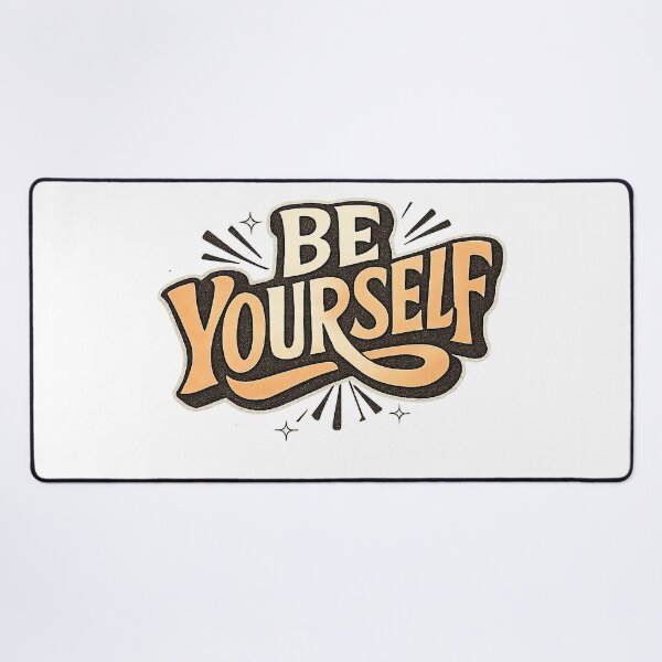Item preview, Be Yourself | Retro Inspirational Quote  designed and sold by SilkBrushDreams.