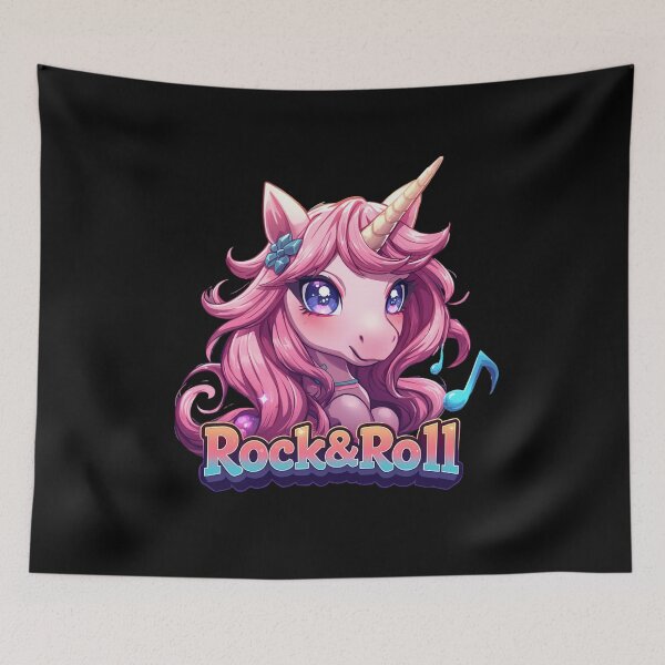 Item preview, Rock and roll unicorn designed and sold by whatthefoxsays.