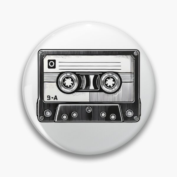 Item preview, Vintage Cassette Tape Nostalgia Music Culture Art Print designed and sold by PinUpPizzazz.
