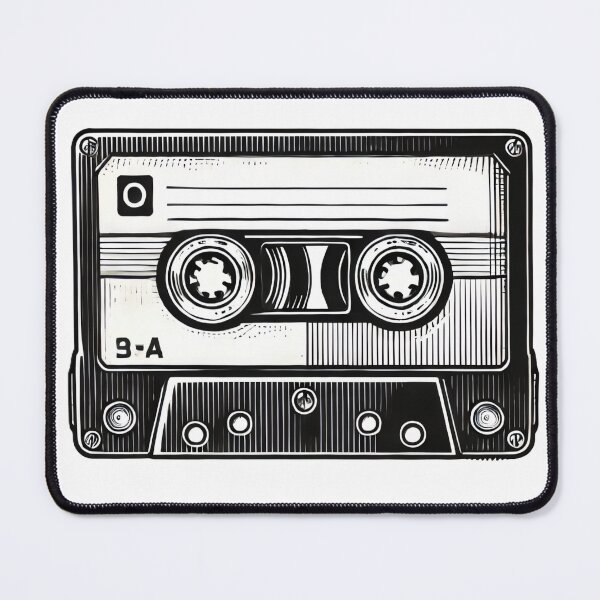 Item preview, Vintage Cassette Tape Nostalgia Music Culture Art Print designed and sold by PinUpPizzazz.