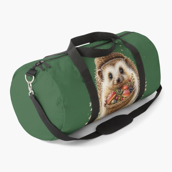 Item preview, Mushroom Forager Hedgehog Cottagecore Woodland designed and sold by MagicMakerPh⭐⭐⭐⭐⭐.