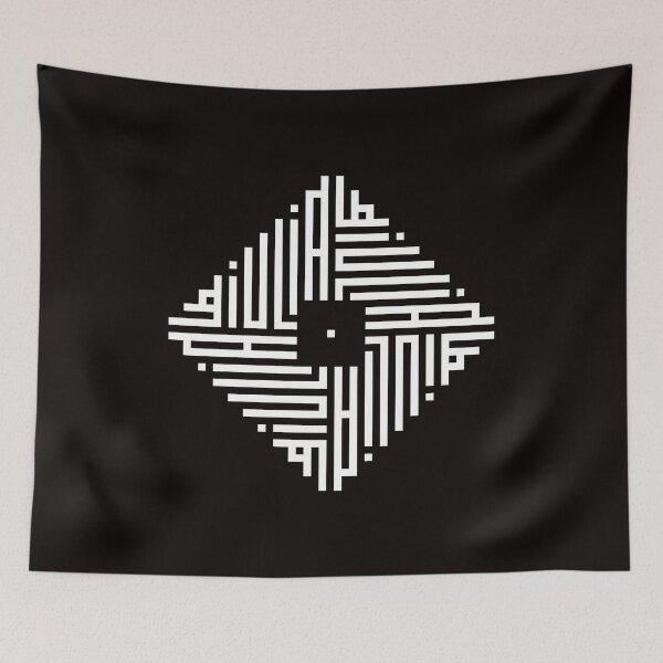Item preview, GIULIA | White  | Modern Geometric Kufi Calligraphy | From Name to Art   designed and sold by FOR YOUR NAME.