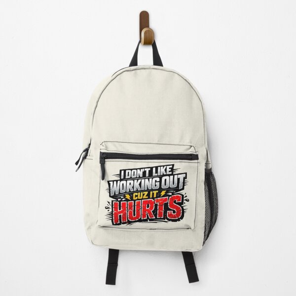 Item preview, I Don't Like Working Out Cuz It Hurts, Aggressive Gym Humor designed and sold by graphic-genie.