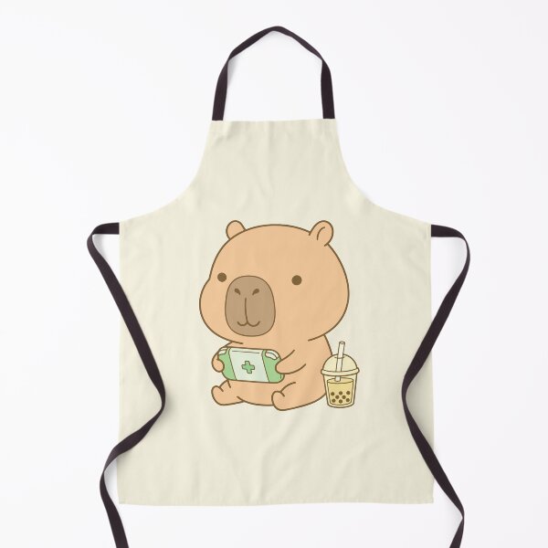 Item preview, Copy of Copy of Cute Capybara Game Lover with Boba Tea designed and sold by jdaydrawing.