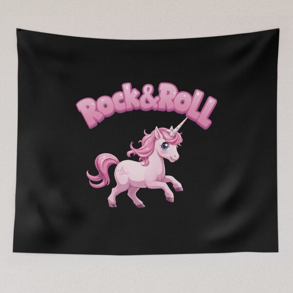 Artikelvorschau, Rock'n'Roll-Einhorn entworfen und verkauft von whatthefoxsays.