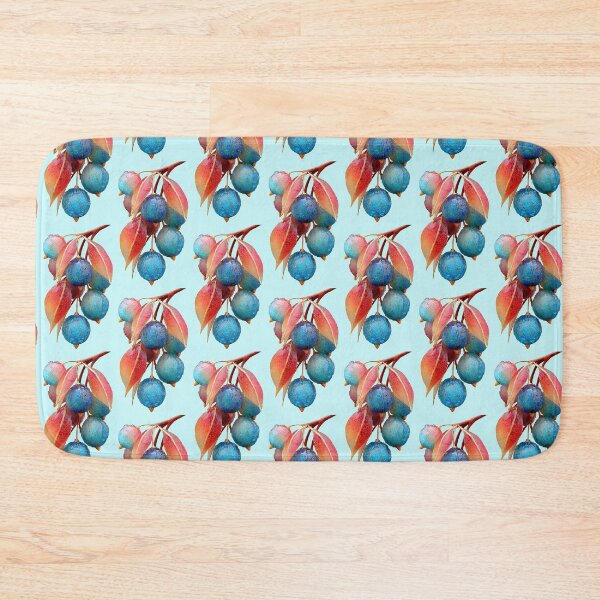 Item preview, Ethereal Glowing Blue Berries with Dew Drops designed and sold by colorful-white.