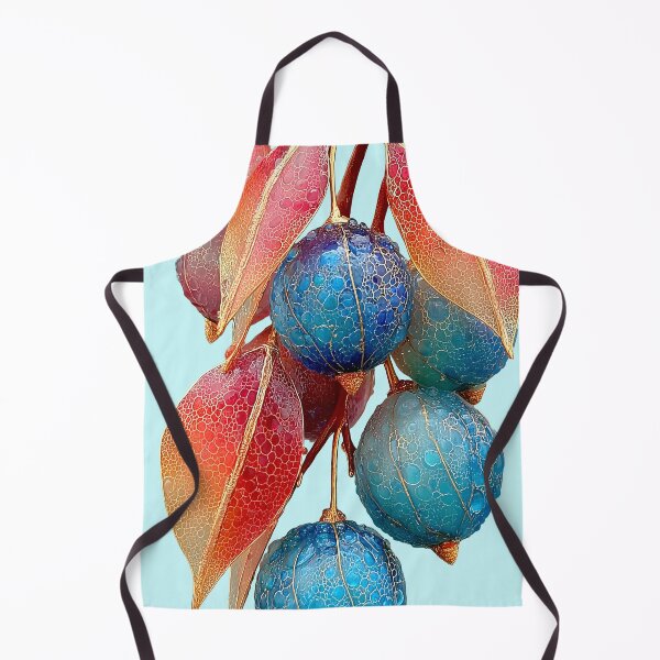 Item preview, Ethereal Glowing Blue Berries with Dew Drops designed and sold by colorful-white.