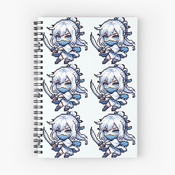 Item preview, Kawaii Pixel Ninja Girl Chibi Anime RPG Character designed and sold by EchoWave11.