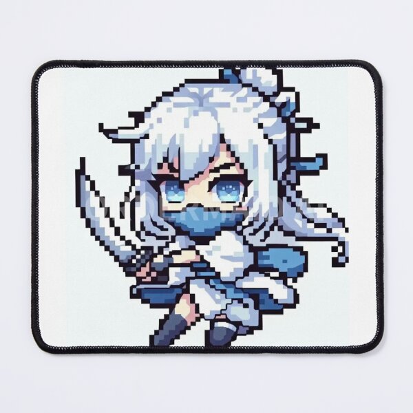Item preview, Kawaii Pixel Ninja Girl Chibi Anime RPG Character designed and sold by EchoWave11.