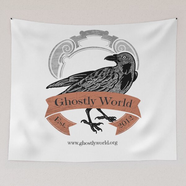 Item preview, Ghostly World Rustic Logo (Orange) Dark Text designed and sold by GhostlyWorld.