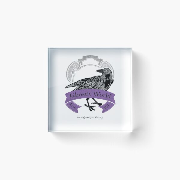 Item preview, Ghostly World Rustic Logo (Purple) Dark Text designed and sold by GhostlyWorld.
