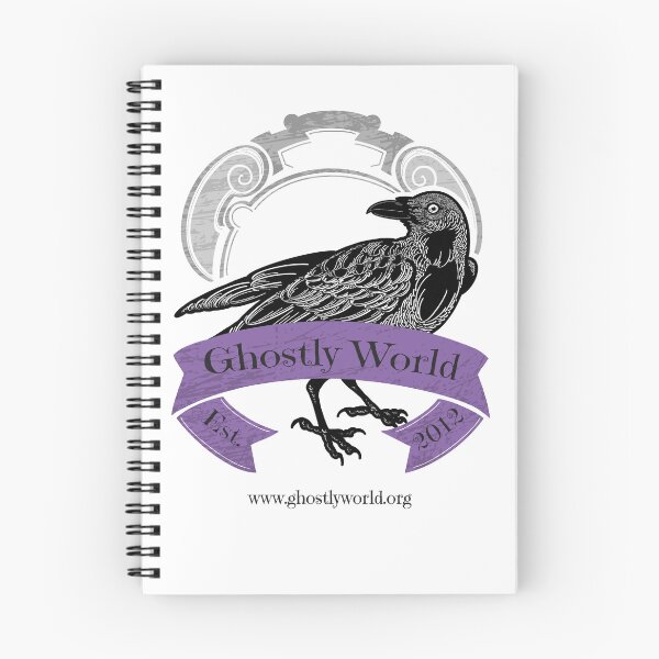 Item preview, Ghostly World Rustic Logo (Purple) Dark Text designed and sold by GhostlyWorld.