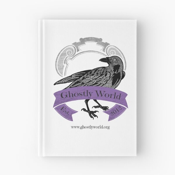 Artikelvorschau, Ghostly World Rustic Logo (Lila) Dunkler Text entworfen und verkauft von GhostlyWorld.