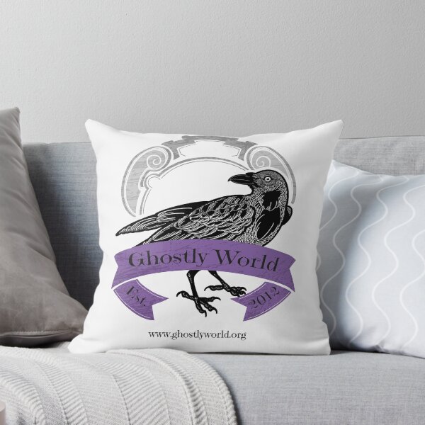 Artikelvorschau, Ghostly World Rustic Logo (Lila) Dunkler Text entworfen und verkauft von GhostlyWorld.